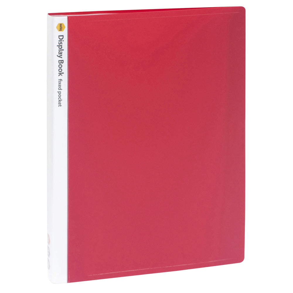 2003903-marbig-40-pocket-non-refillable-document-display-book-red