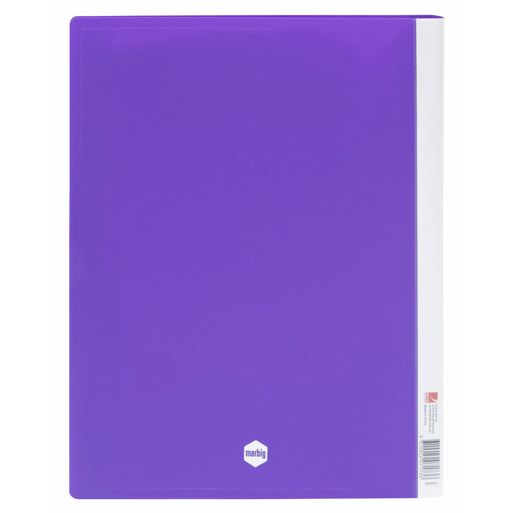 2003919-marbig-40-pocket-non-refillable-document-display-book-purple
