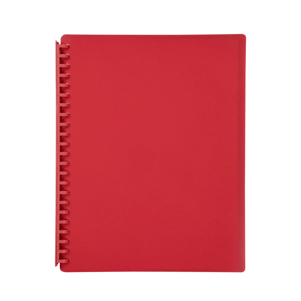 2007003-marbig-20-pocket-a4-refillable-document-display-book-red