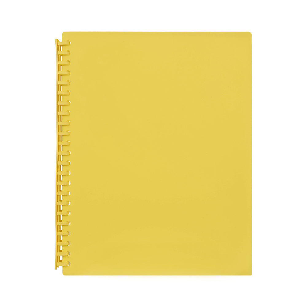2007005-marbig-20-pocket-a4-refillable-document-display-book-yellow