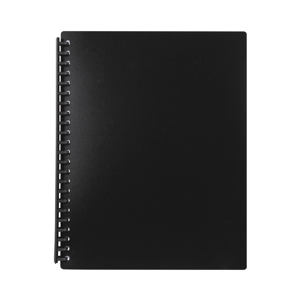 2007402-marbig-40-pocket-a4-refillable-document-display-book-black