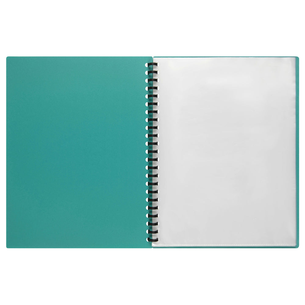 2007404-marbig-40-pocket-a4-refillable-document-display-book-green