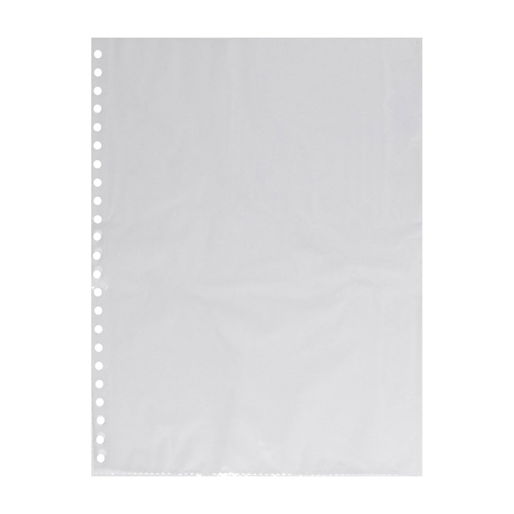 2008000-10pc-marbig-a4-refillable-display-book-refills-clear