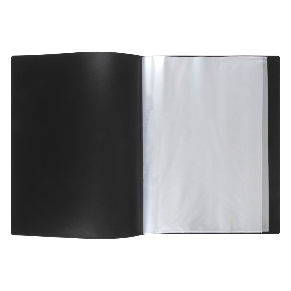 2008802-marbig-20-pocket-a3-display-book-w-insert-cover-black