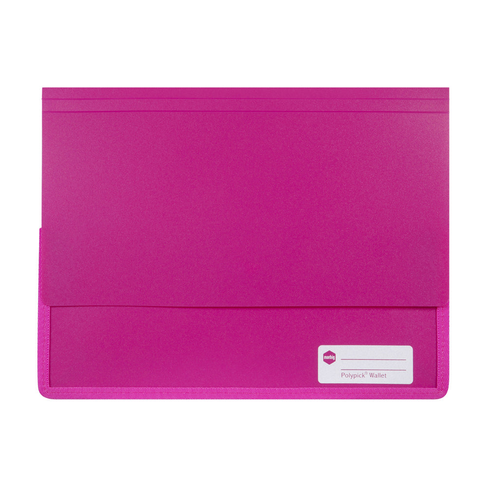 2011509-marbig-wallet-a4-heavy-duty-polypick-document-sleeve-pink