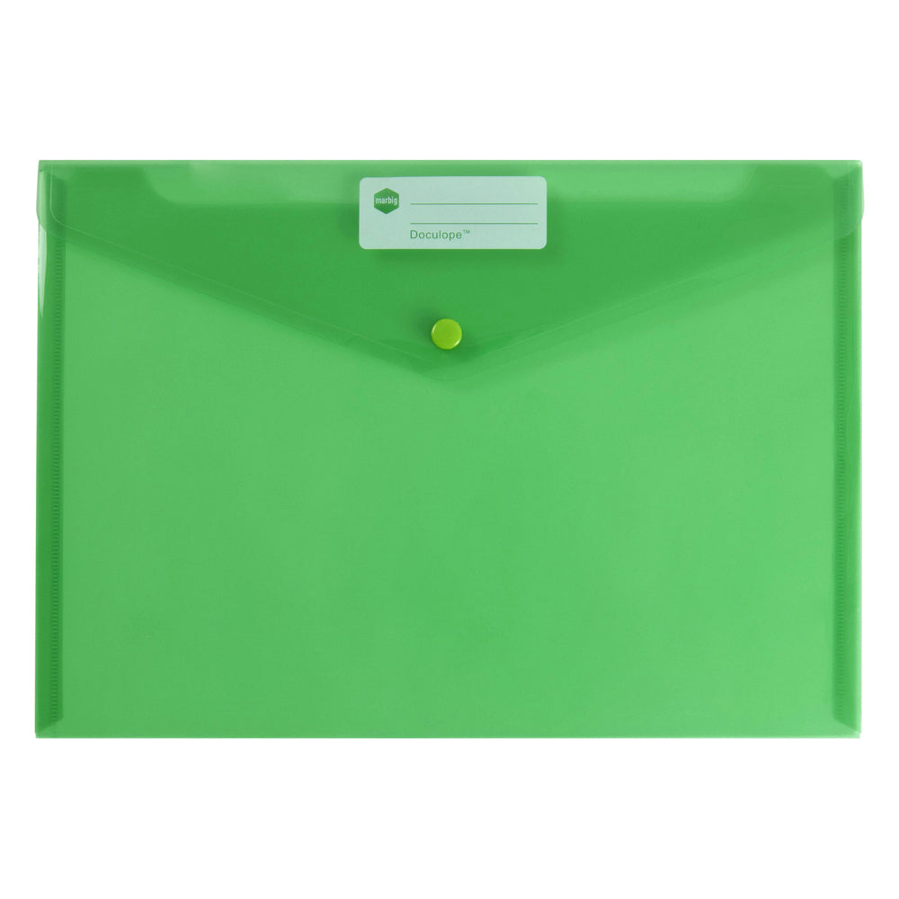 2015004-marbig-transparent-doculope-a4-paper-wallet-sleeve-green