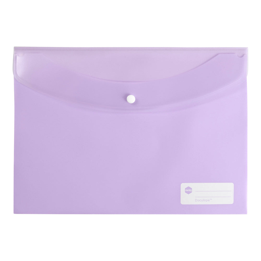 2015094-marbig-transparent-doculope-a4-paper-wallet-sleeve-pastel-purple