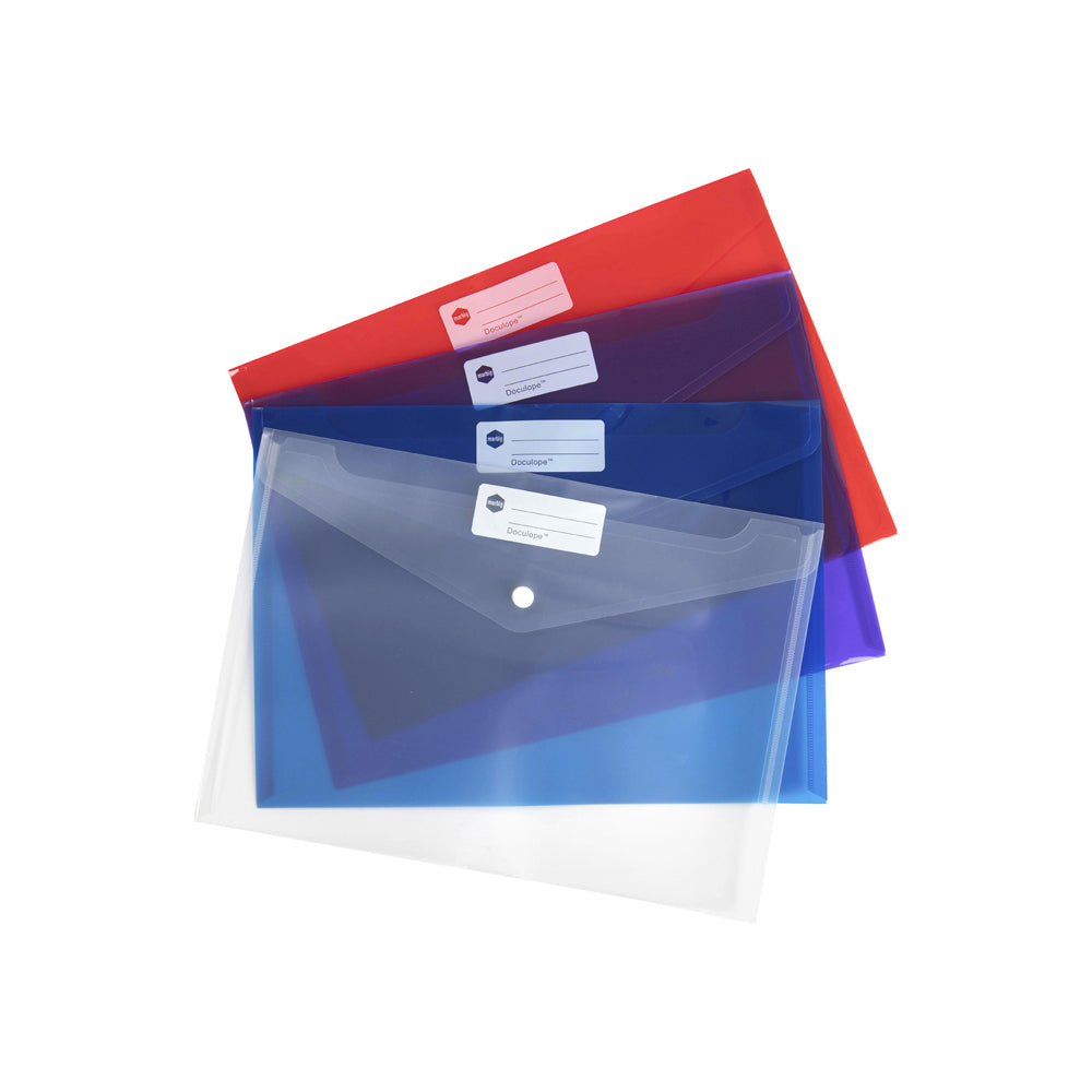 2015099-marbig-transparent-doculope-a4-paper-wallet-sleeve-assorted