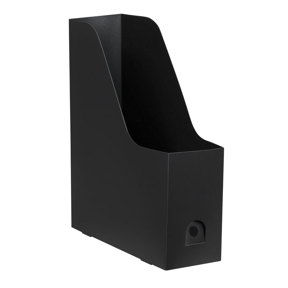 2019102-2pc-marbig-32cm-magazine-holder-pp-storage-black
