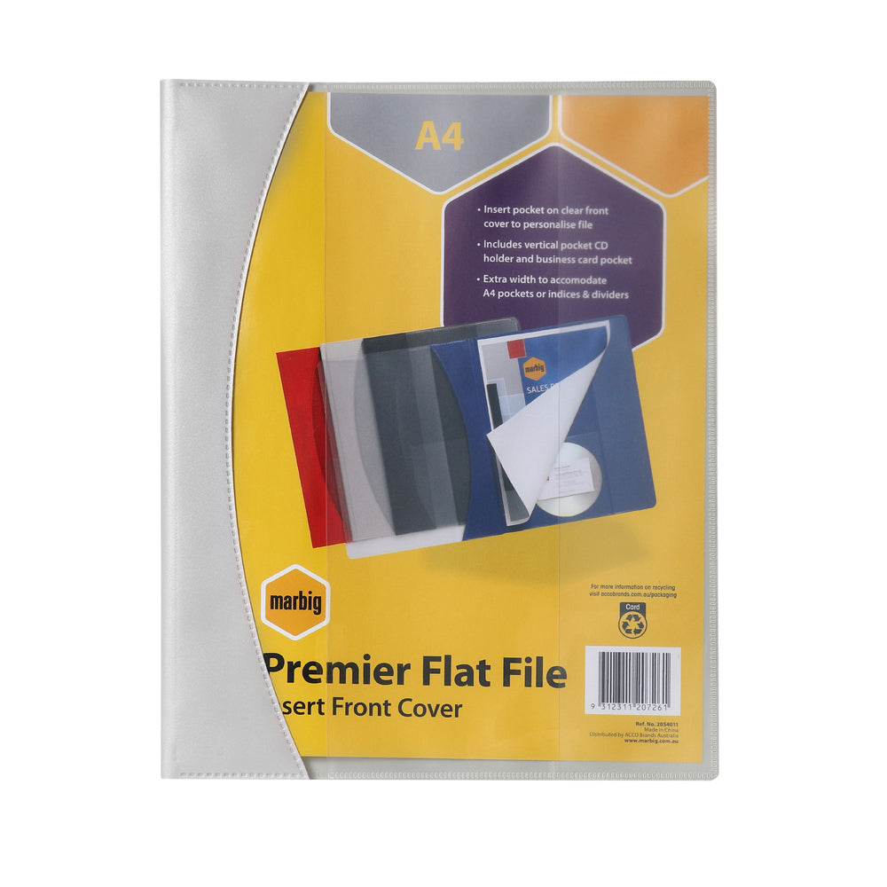 2054011-marbig-premier-a4-flat-file-folder-w-insert-cover-grey