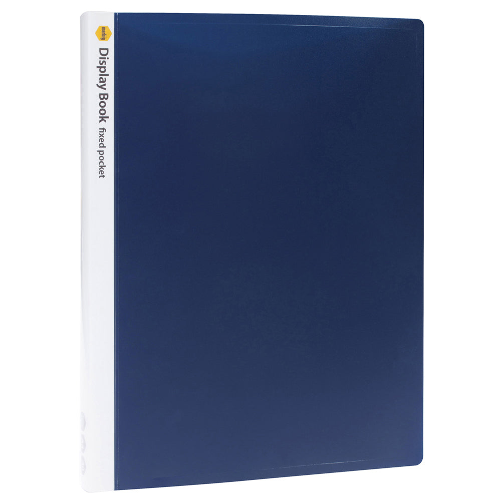 2057704-marbig-40-pocket-non-refillable-a4-display-book-navy-blue