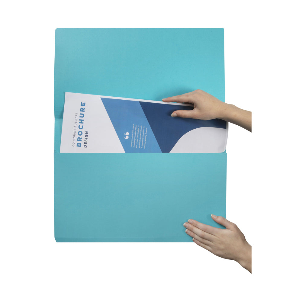 4005501-marbig-brights-slimpick-a3-file-document-wallet-marine