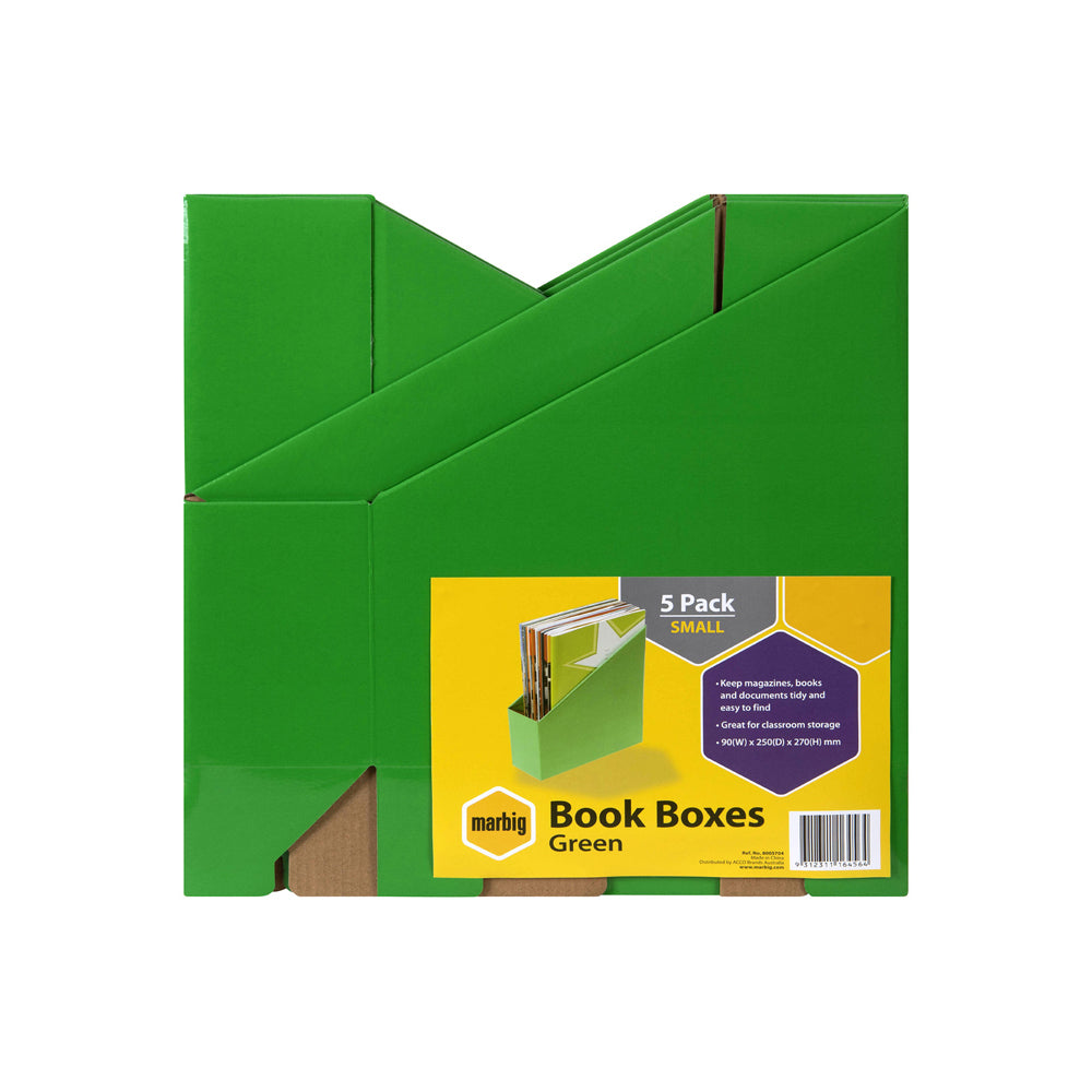 8005704-5pc-marbig-27x9cm-magazine-book-storage-holder-box-small-green