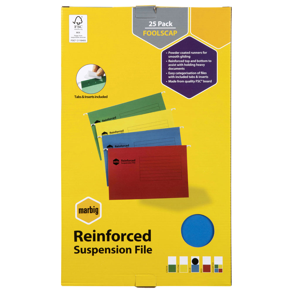 8100251-25pc-marbig-foolscap-suspension-file-w-tab-insert-blue