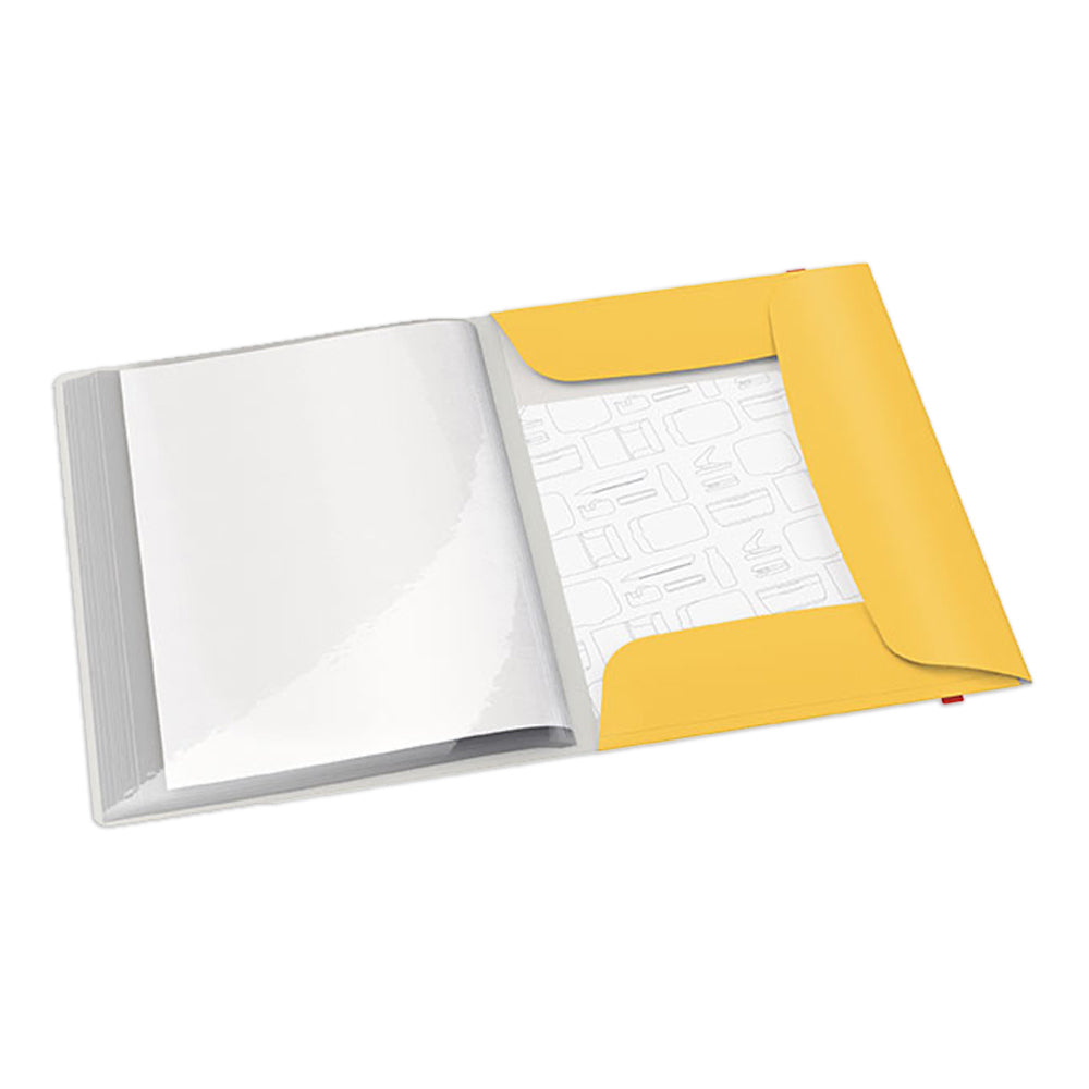 46700019-leitz-cosy-3-flap-a4-document-folder-display-book-yellow