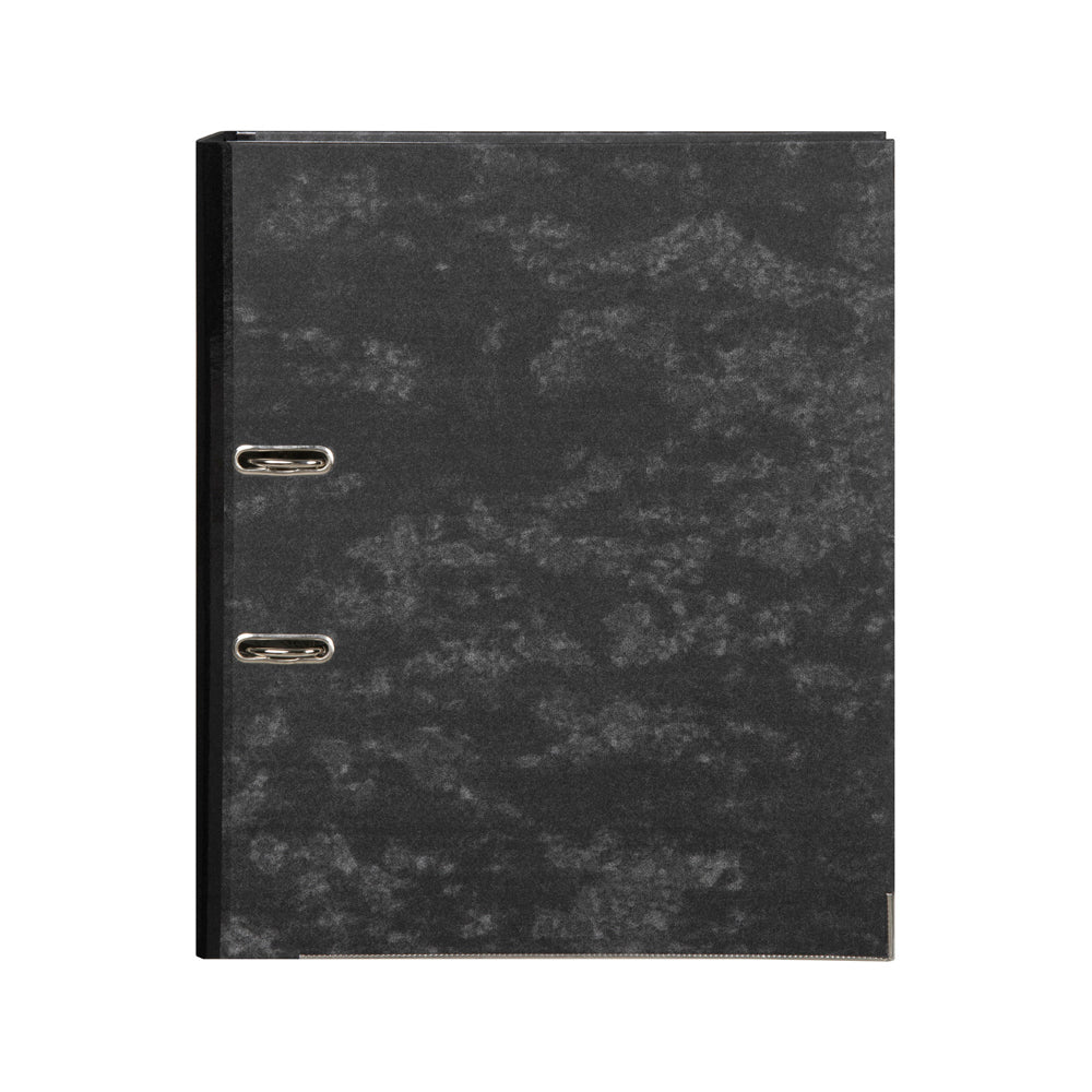 63075m-marbig-reinforced-spine-footscalp-lever-arch-file-75mm-black