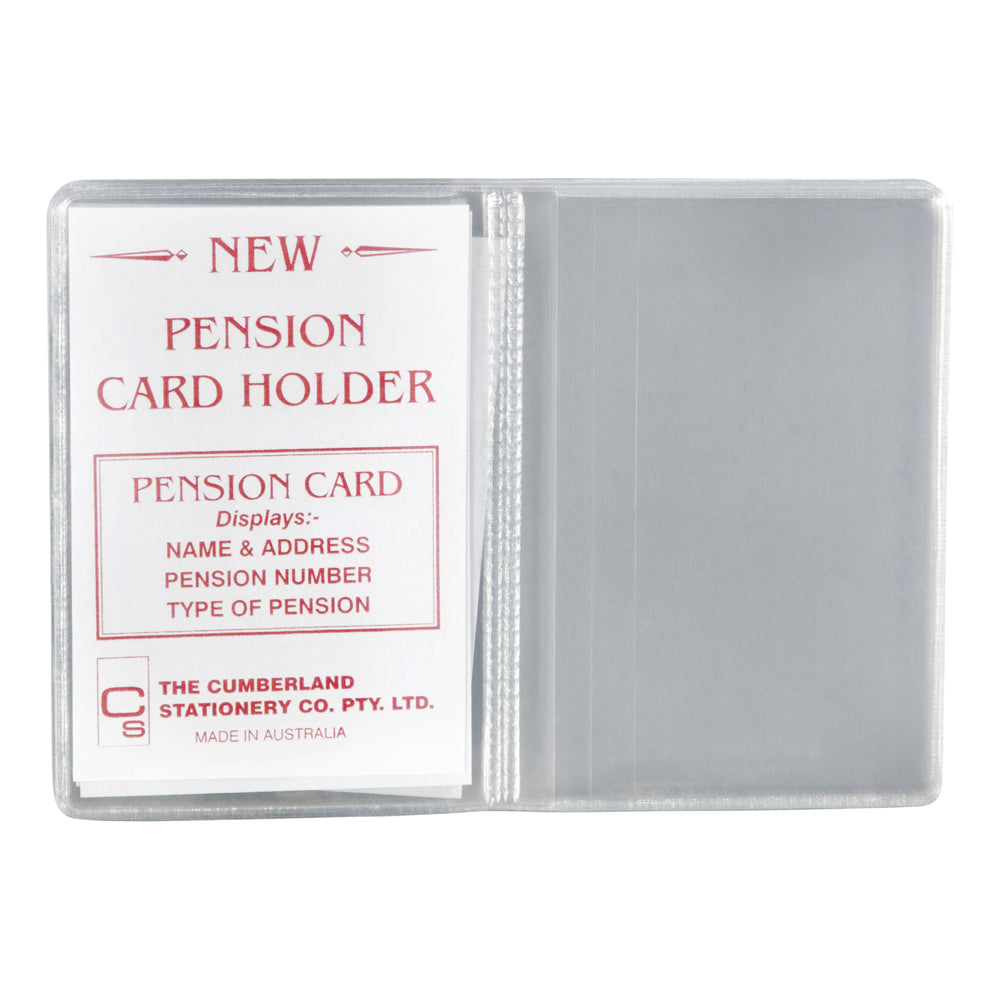 723pch-cumberland-pension-card-holder-dual-pocket-clear-pvc-10x7cm