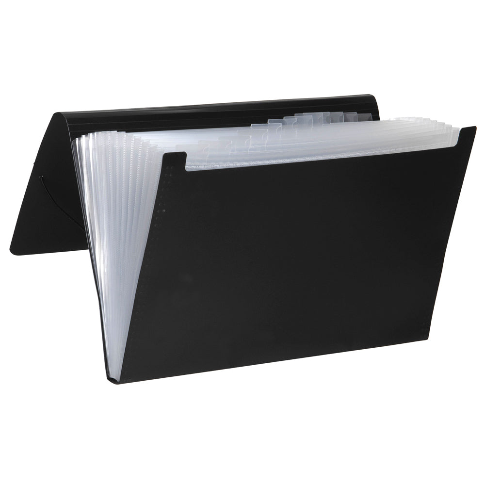 9006502-marbig-12-pocket-pp-foolscap-expanding-file-organiser-black