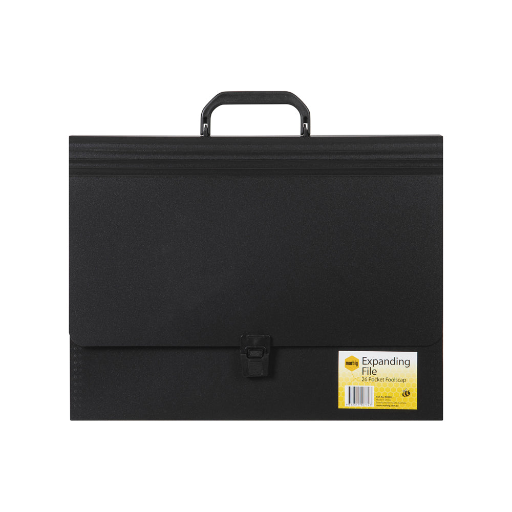 9006802-marbig-26-pocket-pp-foolscap-expanding-case-black