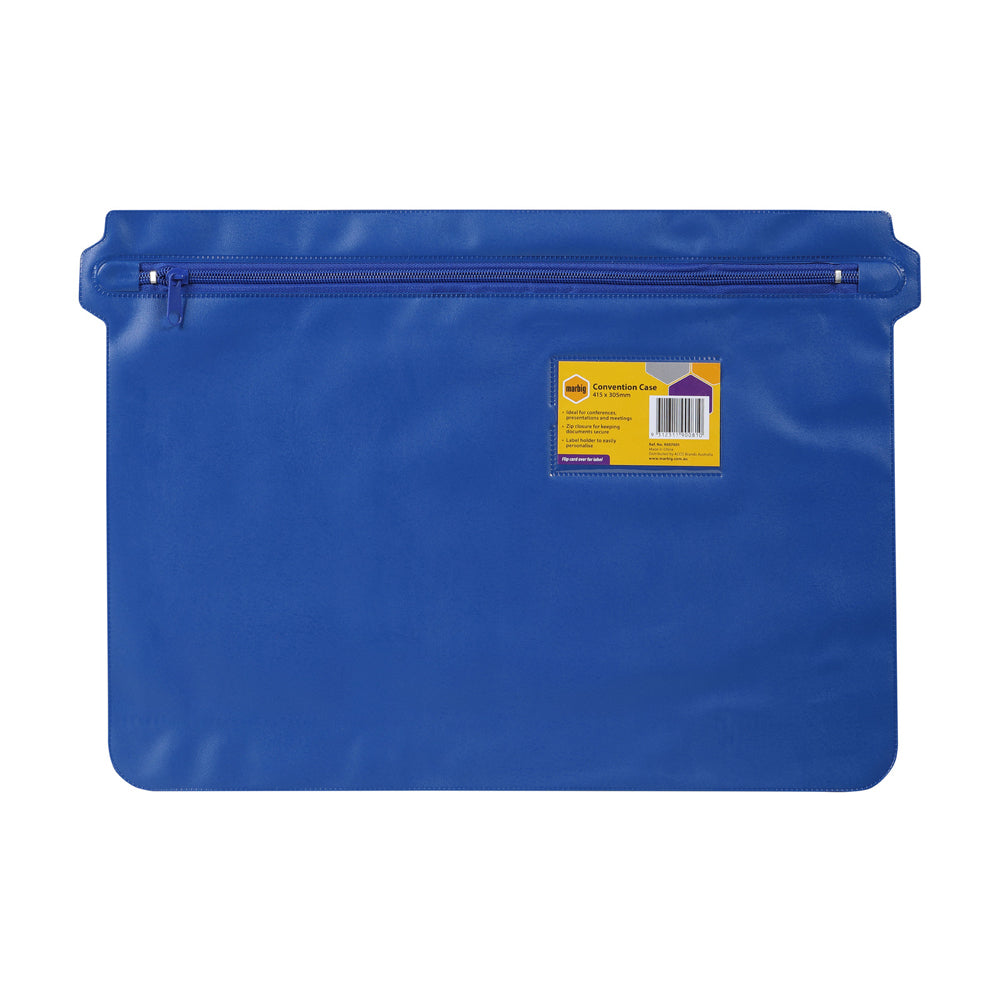 9007001-marbig-pvc-41-5cm-convention-case-pouch-w-zip-blue