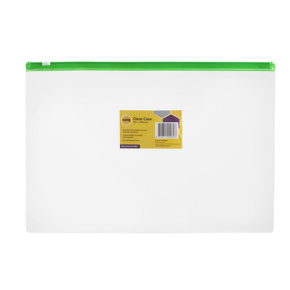 9008099-marbig-33-5cm-clear-case-a4-file-document-holder-pouch-assorted