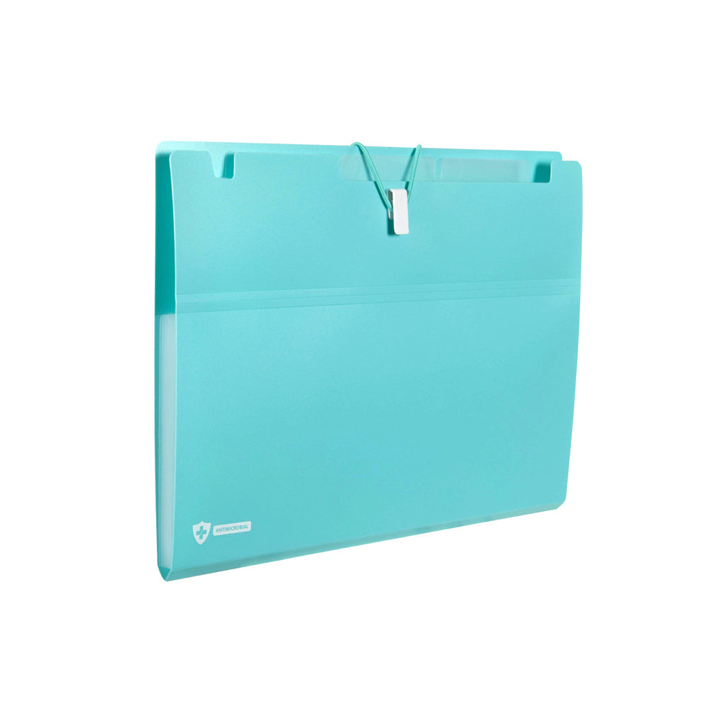 9016001-marbig-pro-antimicrobial-6-pocket-a4-expanding-file-blue