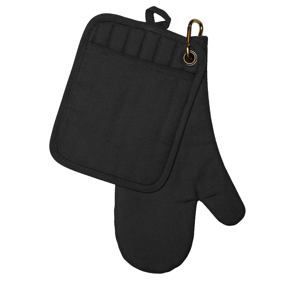 40488-02-2pc-ladelle-austin-pot-holder-oven-mitt-gloves-set-black