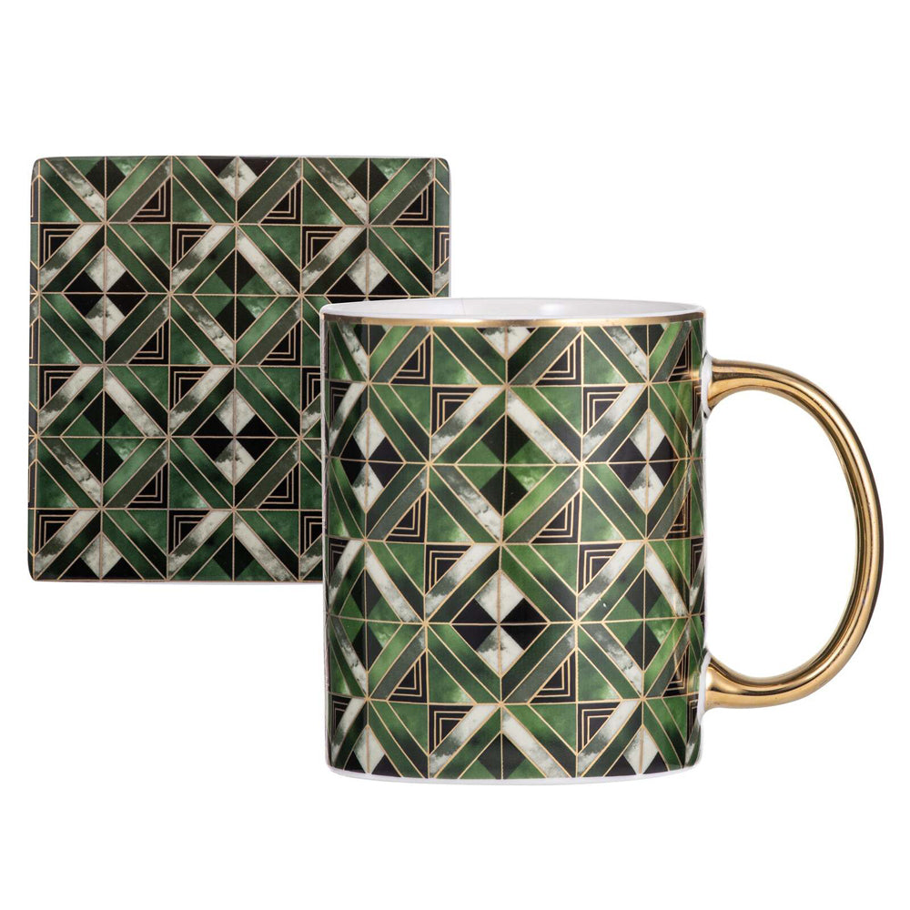 521803-2pc-ashdene-decadence-360ml-new-bone-china-mug-coaster-set-emerald