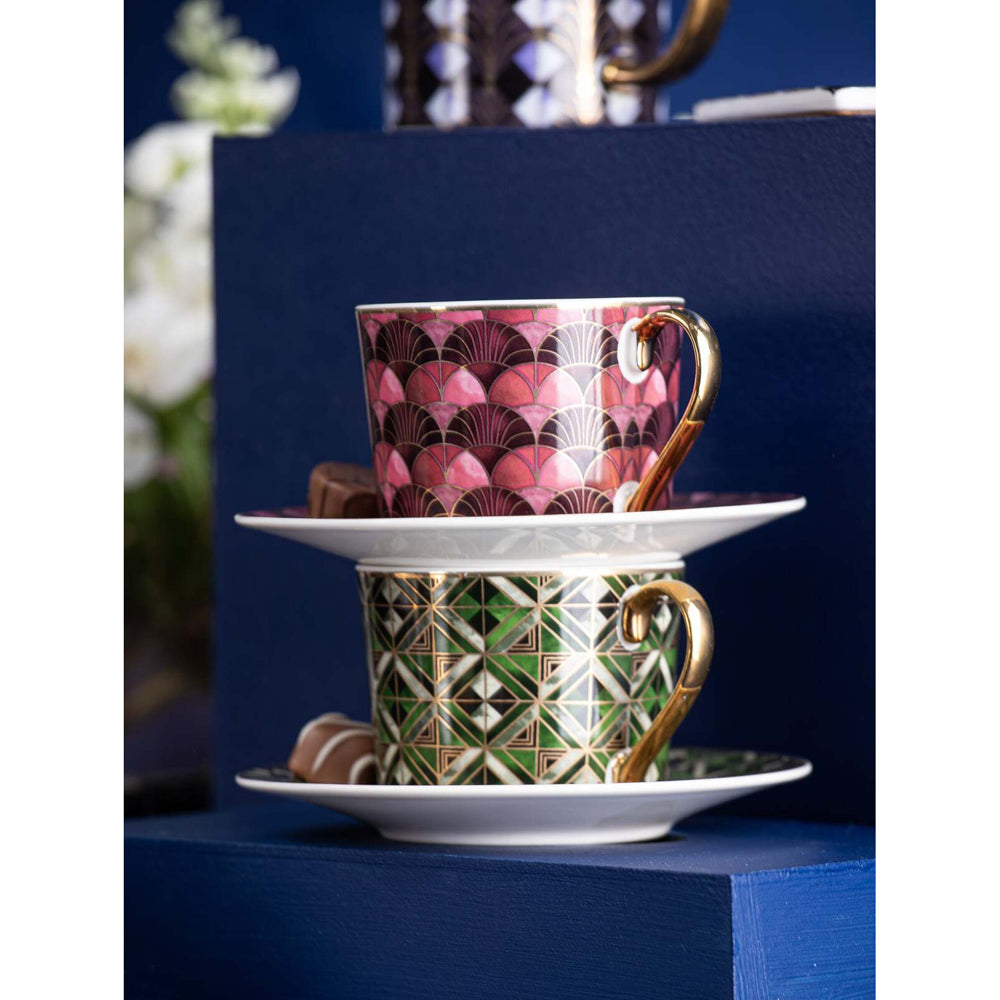 521808-2pc-ashdene-decadence-15cm-new-bone-china-tea-cup-saucer-set-emerald