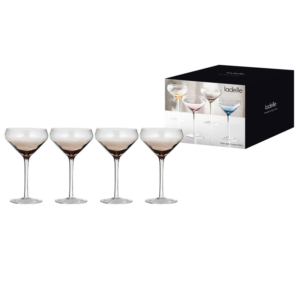 60796-4pk-ladelle-prism-240ml-coupe-glass-drinkware-set-noir