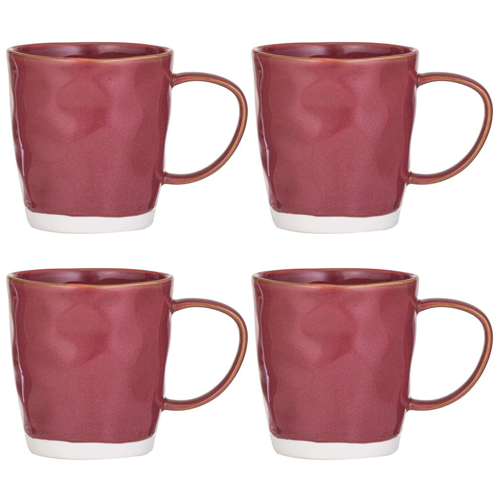 60804-4pk-ladelle-halo-porcelain-12-5cm-350ml-mug-burgundy