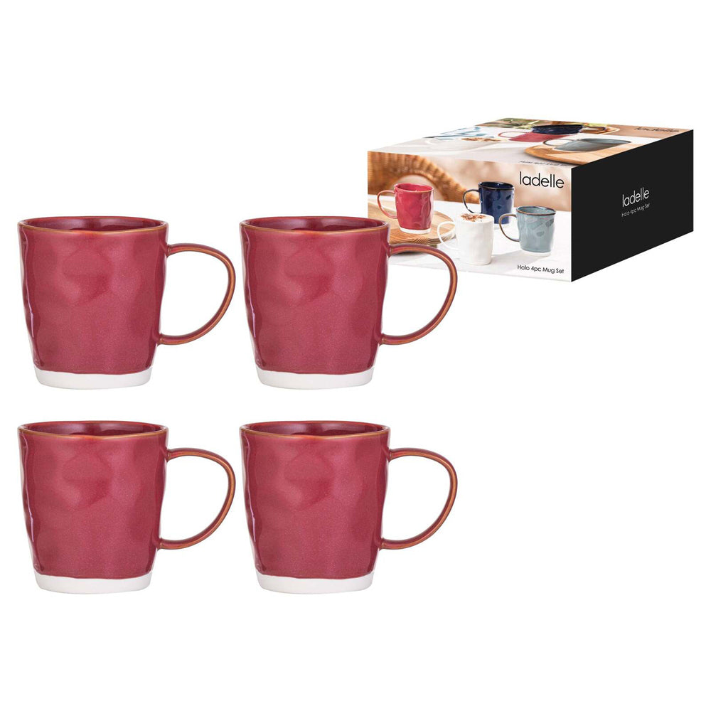 60804-4pk-ladelle-halo-porcelain-12-5cm-350ml-mug-burgundy