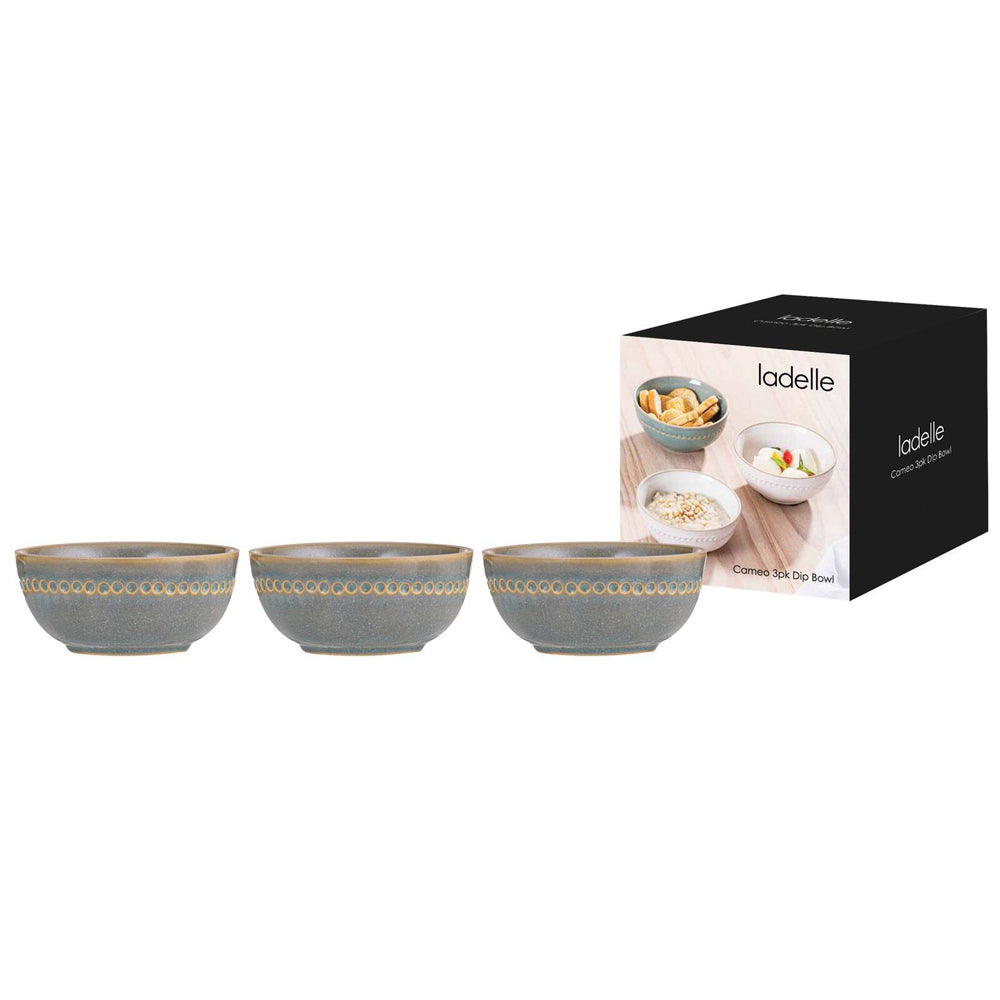60852-3pk-ladelle-cameo-stoneware-10cm-dip-bowl-round-sage