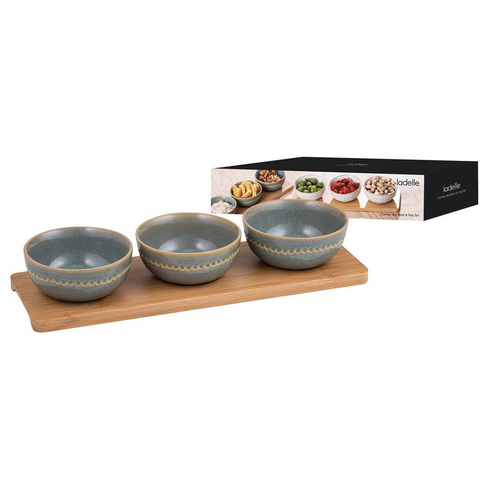 60854-4pc-ladelle-cameo-stoneware-bamboo-bowl-tray-set-sage