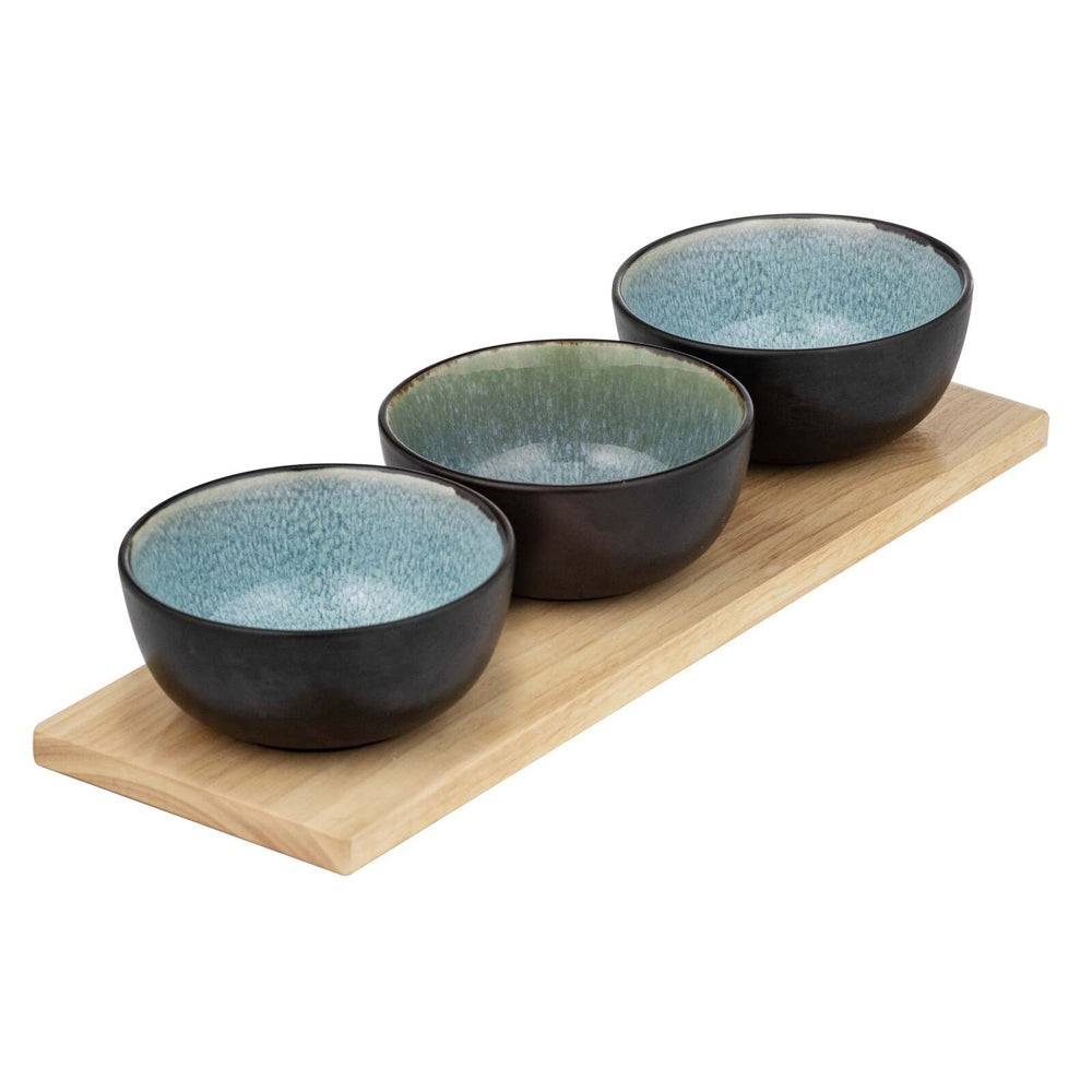 60869-4pc-ladelle-fusion-stoneware-oak-bowl-tray-set-round-teal