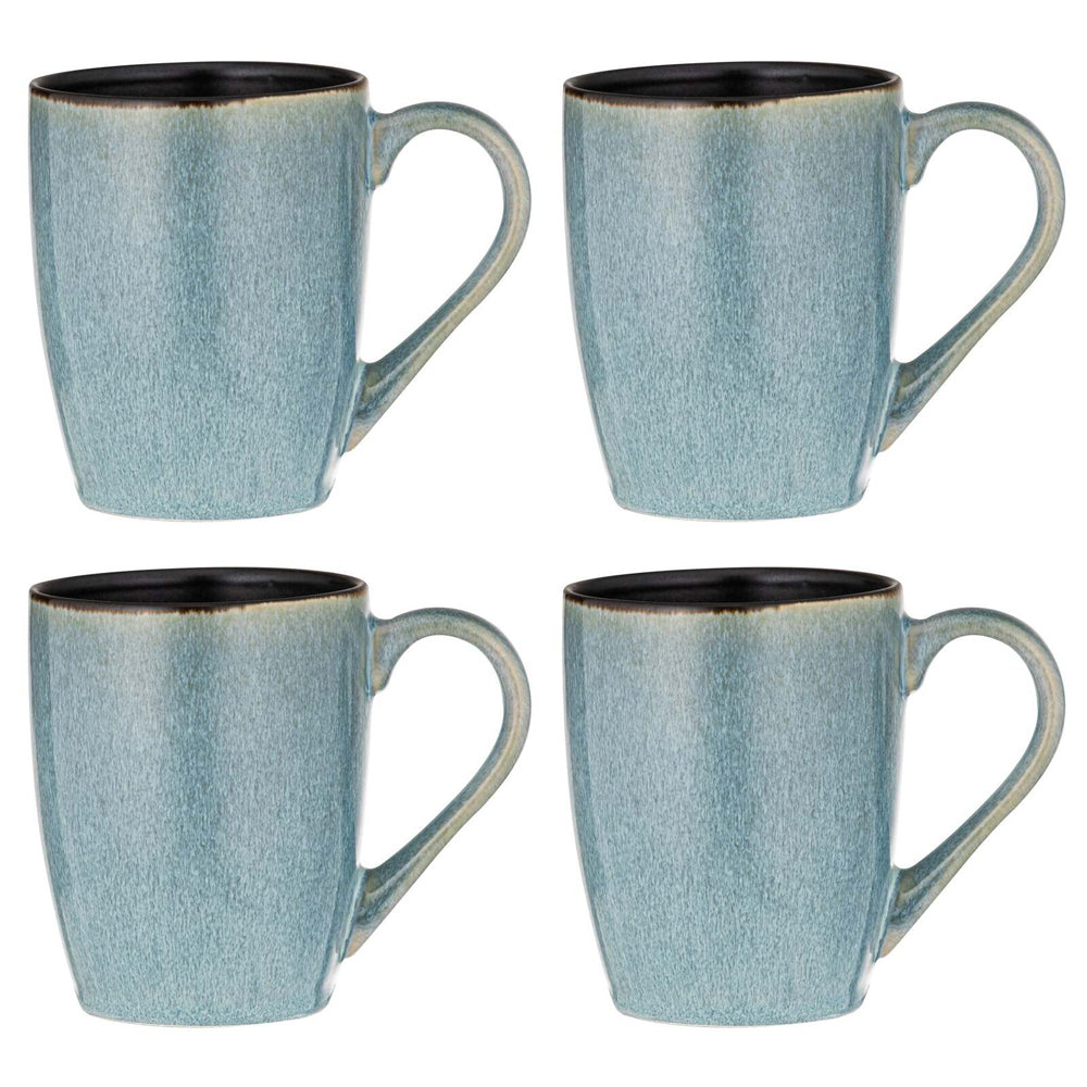 60871-4pk-ladelle-fusion-stoneware-10-5cm-390ml-mug-teal