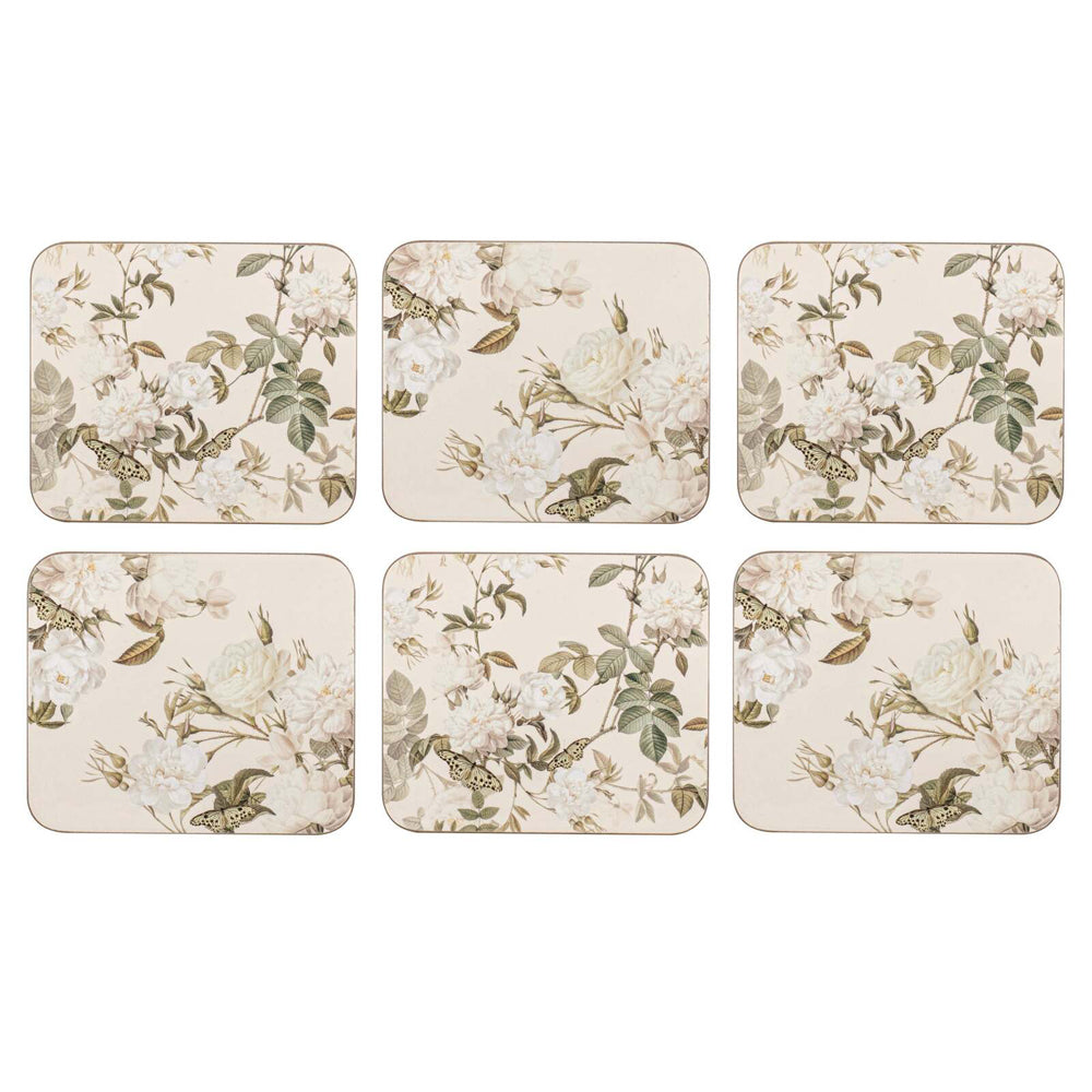 521789-6pk-ashdene-elegant-rose-11cm-hardboard-cork-coaster-square-cream