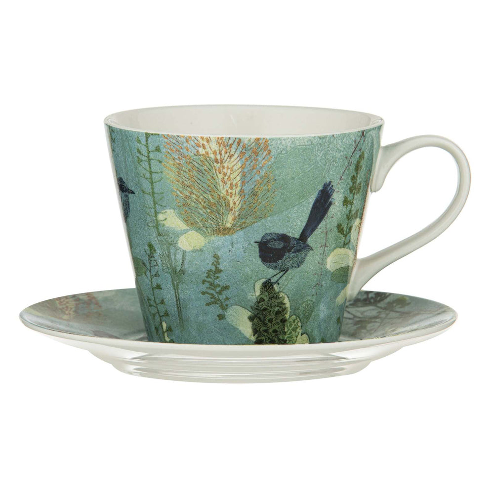 521820-2pc-ashdene-new-bone-china-340ml-enchanting-banksia-cup-saucer-set-green