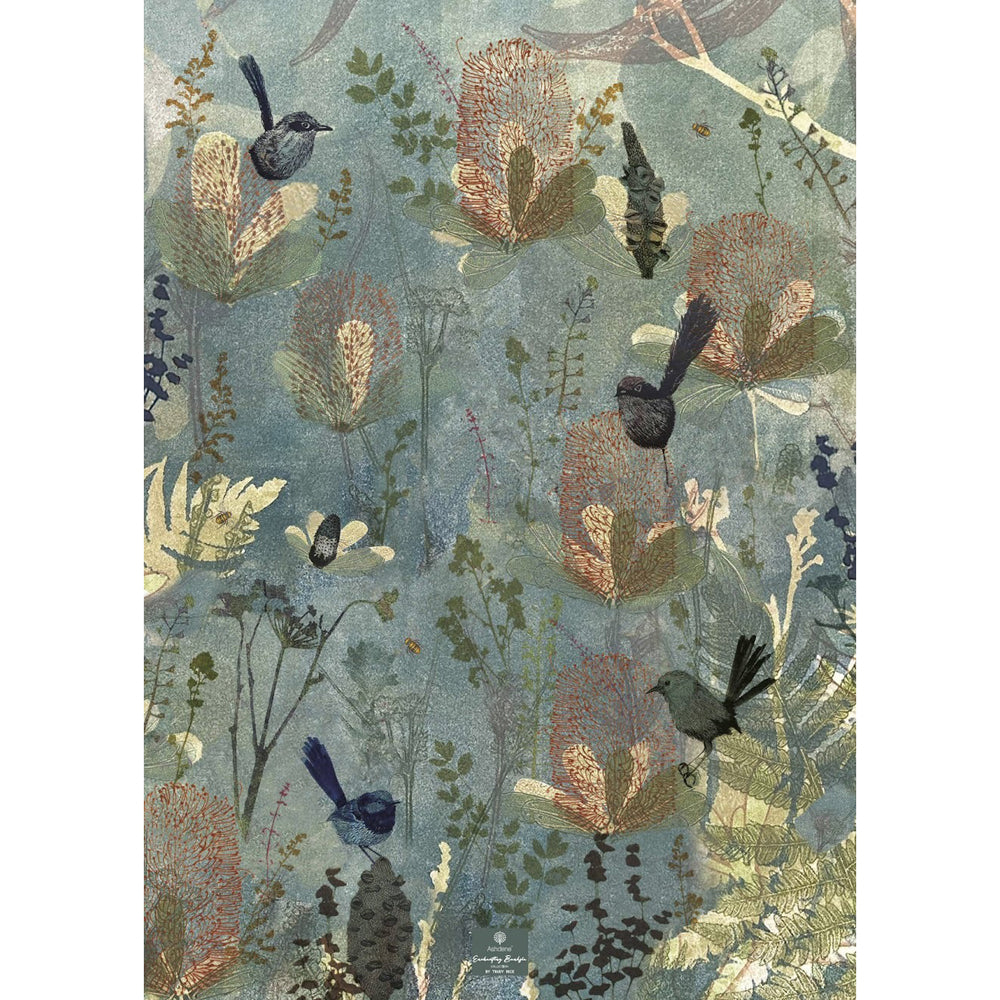 521823-ashdene-linen-70cm-enchanting-banksia-kitchen-towel-green