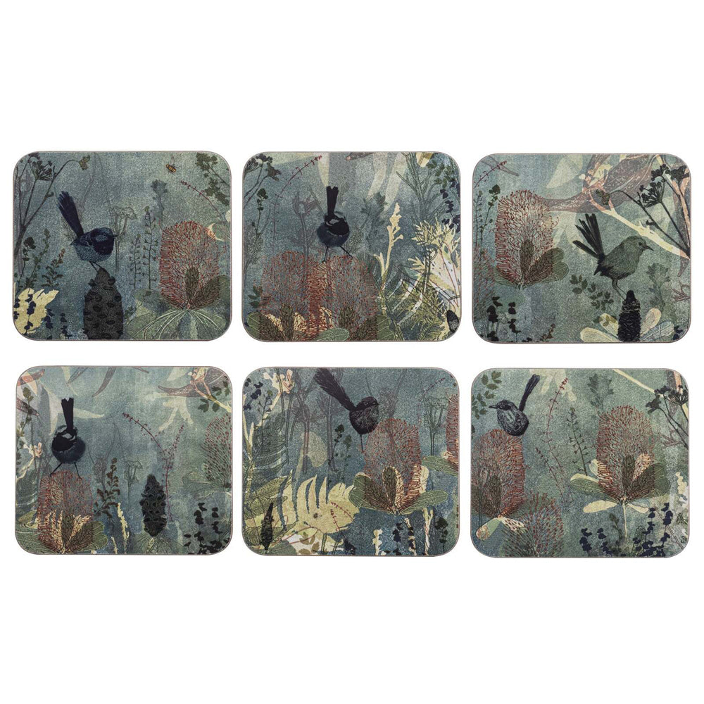 521827-6pc-ashdene-hardboard-cork-enchanting-banksia-coaster-table-protector