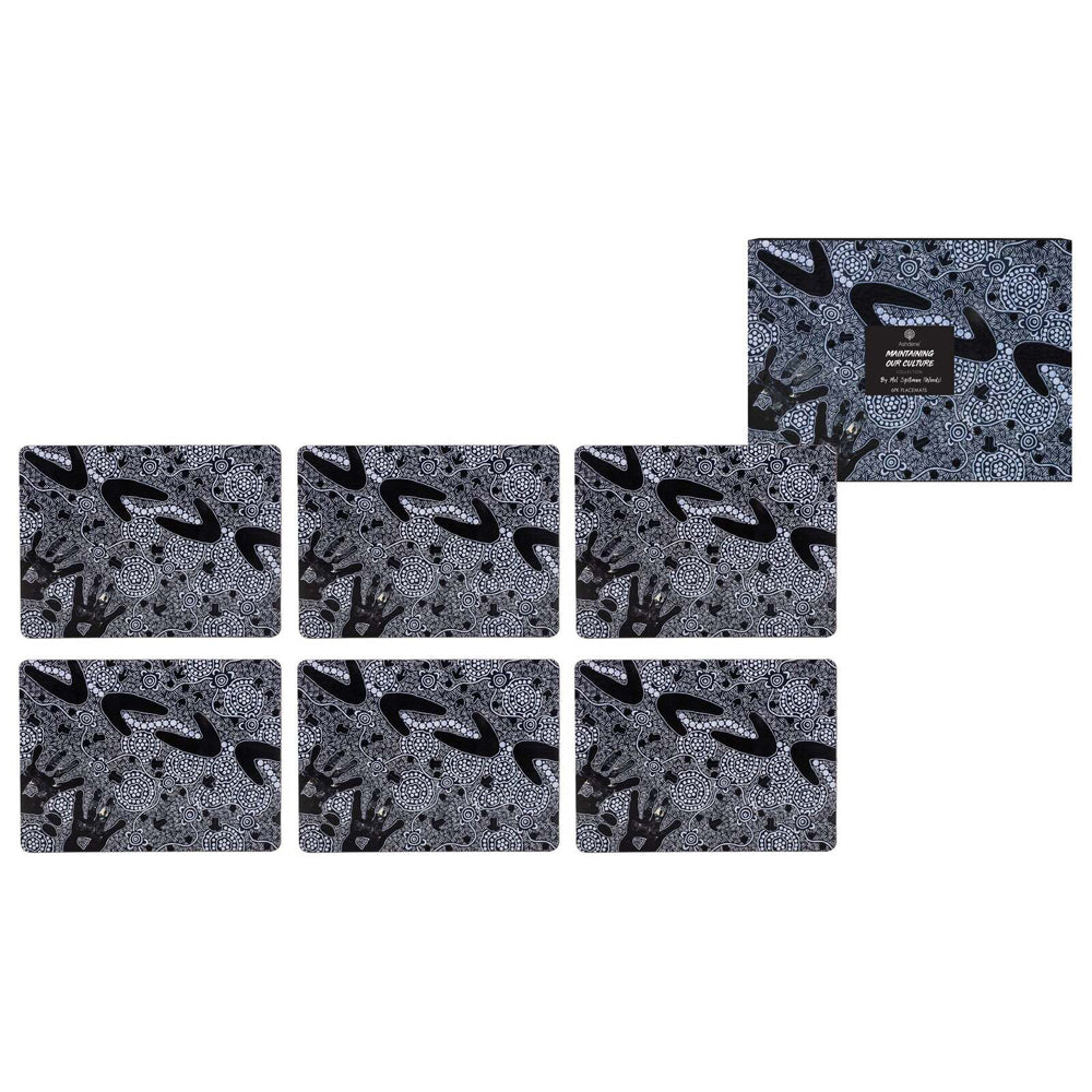521843-6pc-ashdene-hardboard-cork-29cm-maintaining-our-culture-placemat-black