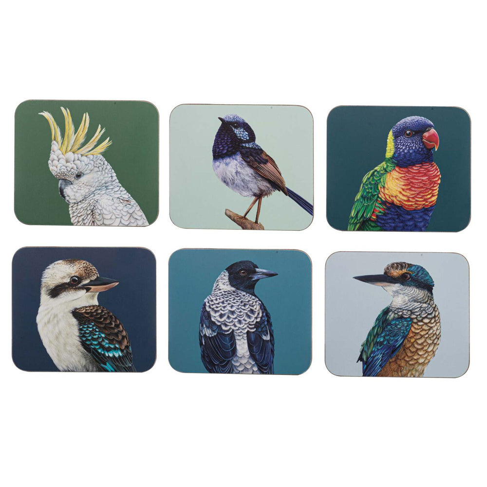 521865-6pk-ashdene-hardboard-cork-11cm-modern-birds-coaster-assorted