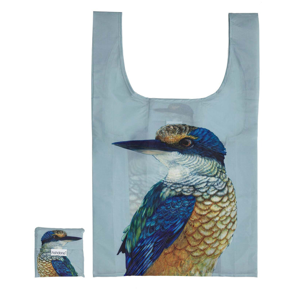 521881-ashdene-plastic-64x36cm-modern-birds-kingfisher-shopping-bag