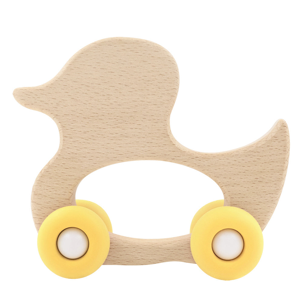 4236115-playground-11cm-push-a-long-ducky-wooden-toy-baby-infant-6m
