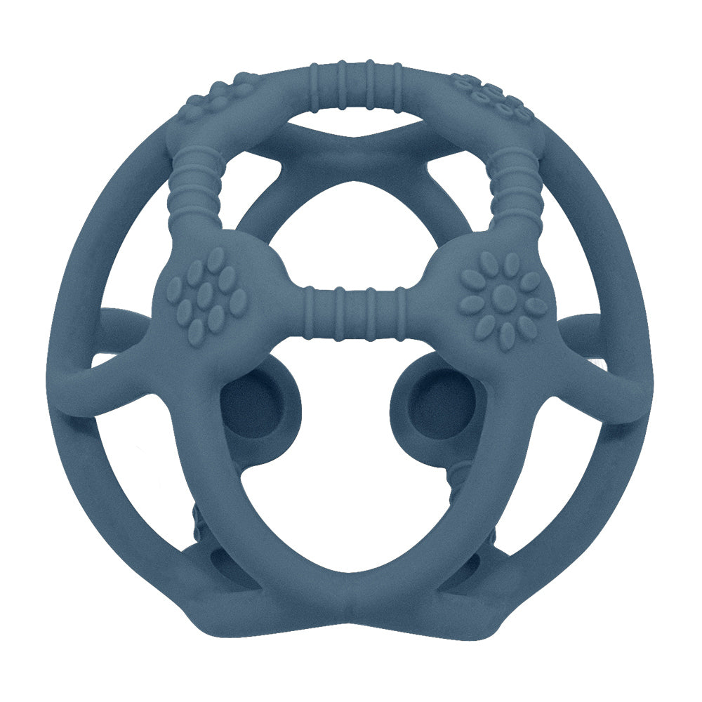 4236100-playground-baby-infant-10-5cm-silicone-teething-ball-3m-steel-blue