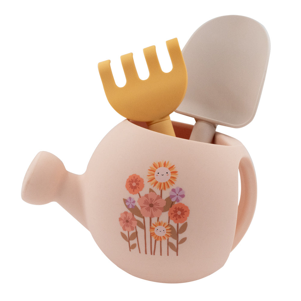4238391-3pc-playground-my-first-garden-watering-can-rake-spade-set-toy-pink-flowers