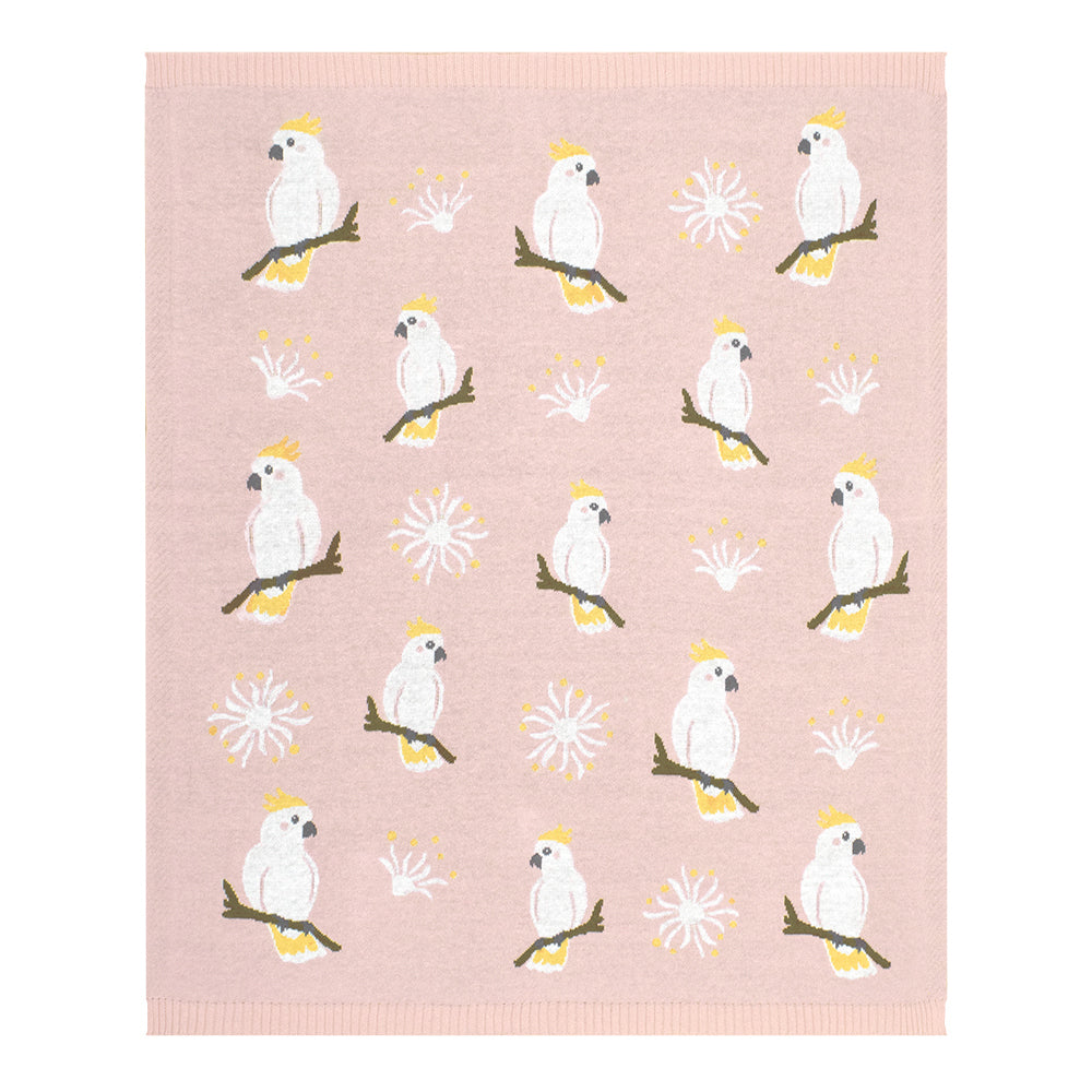 4323002-living-textiles-australiana-85cm-cotton-baby-blanket-cockatoo-blush