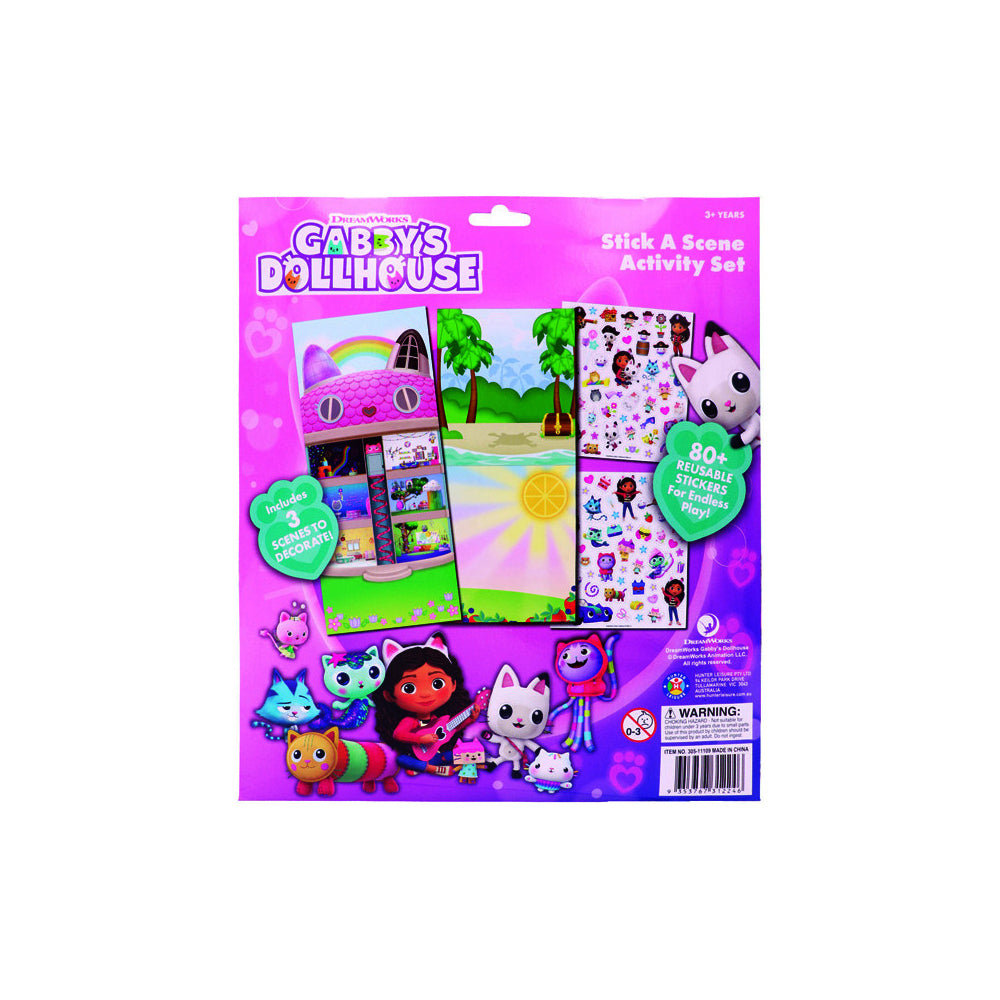 305-11109-80pc-gabbys-dollhouse-kids-stick-a-scene-reusable-stickers-activity-set-3y