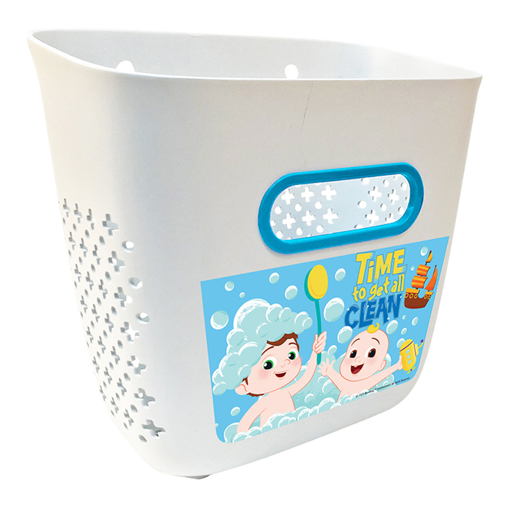 400-11006-cocomelon-bath-toy-scoop-storage-organiser-white