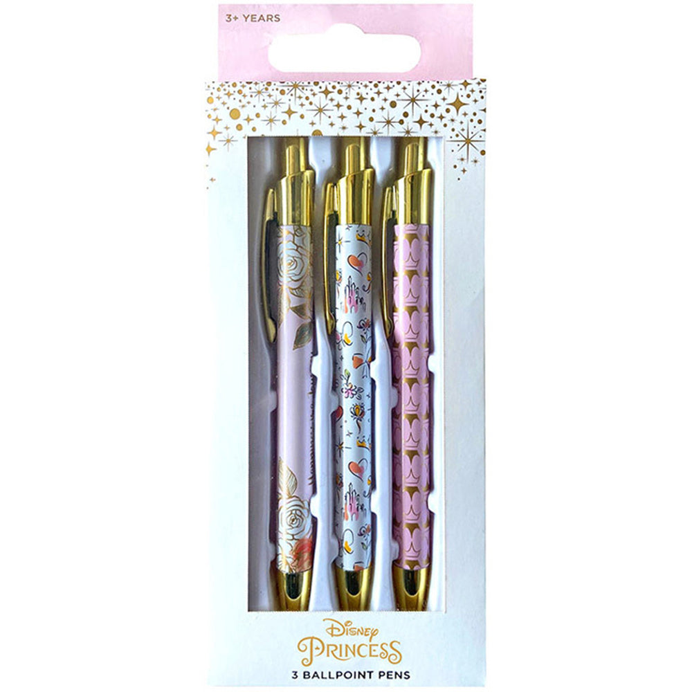 407-015543-3pk-disney-princess-ballpoint-metal-pen-set-kids-3y
